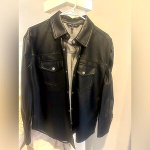 Black Leather Shaket